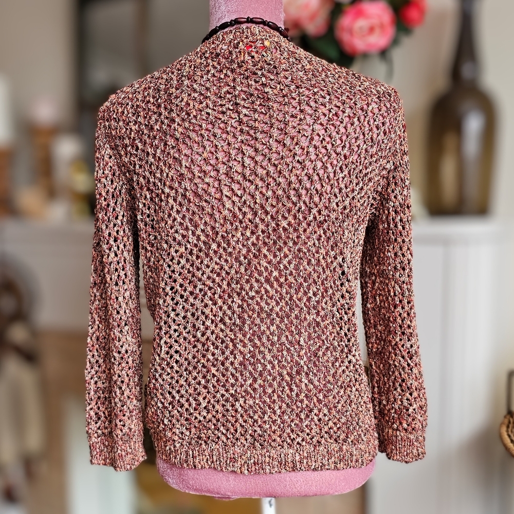 Ruby Rd. Knit Sweater. Size Medium. - Picture 9 of 11